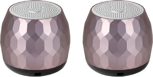 Miniatura 7 de Fashionit U Speakers - Paquete de 2 altavoces micro Bluetooth para computadora con altavoz a juego, micrófono integrado y control remoto