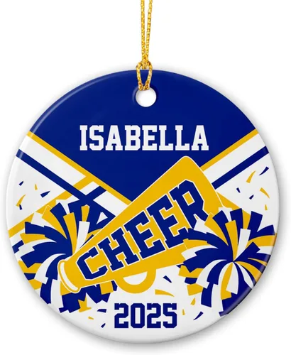 Miniatura 9 de Adornos personalizados de cerámica de fútbol americano, recuerdo de adorno de Navidad de jugador de fútbol americano, regalo para atletas
