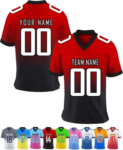 Camiseta de fútbol personalizada con nombre de equipo, número de equipo, camiseta de fútbol personalizada para hombres, jóvenes, mujeres, niños