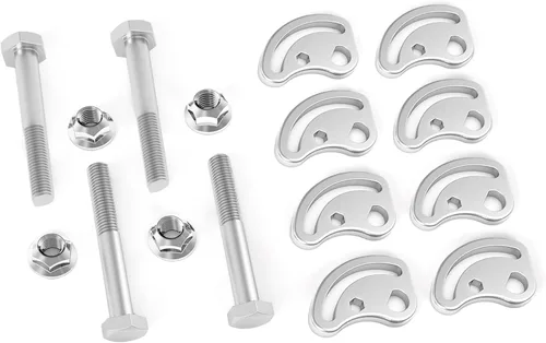 Kit de Camber Compatible con Chevrolet Silverado GMC Sierra Express Suburban 1500 2500 Yukon Tahoe Cadillac Escalade Hummer H2, 4 piezas de perno de