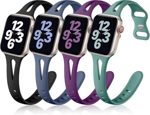Miniatura 15 de Getino Compatible con Apple Watch Band 1.57, 1.49, 1.61, 1.65 pulgadas iWatch Series 11, 10, 9, 8, 7, 6, 5, 4, 3, 2, 1 SE, para mujeres, correas