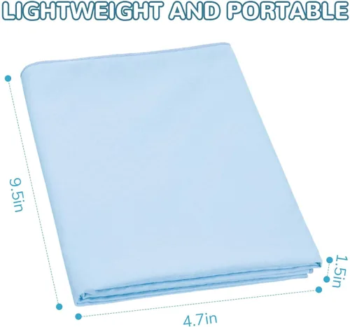 Miniatura 4 de Peryiter Pack de 2 toallas de yoga caliente de 72 x 24" con puntos de agarre, toallas de fibra adhesiva antideslizantes para yoga caliente, cubierta