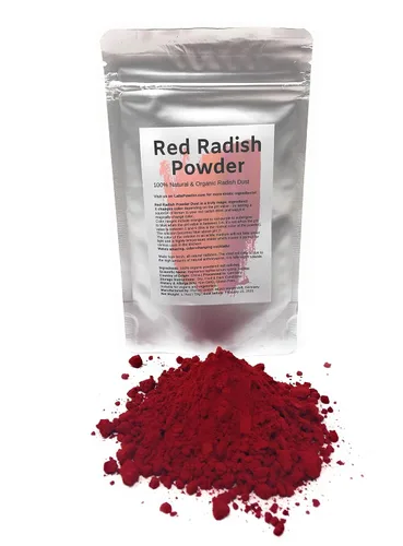 Miniatura 2 de Polvo de rábano rojo Colorante alimenticio natural y soluble en agua 1.76 oz/50 g - Increíble en la cocina o para cócteles. Cambia de color a