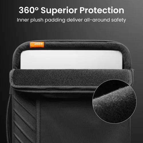 Miniatura 3 de tomtoc Estuche protector 360 para portátil de 13 pulgadas para el nuevo Surface Pro 11th, Copilot+PC 2024, Surface Pro 10/9/8/X con teclado Negro