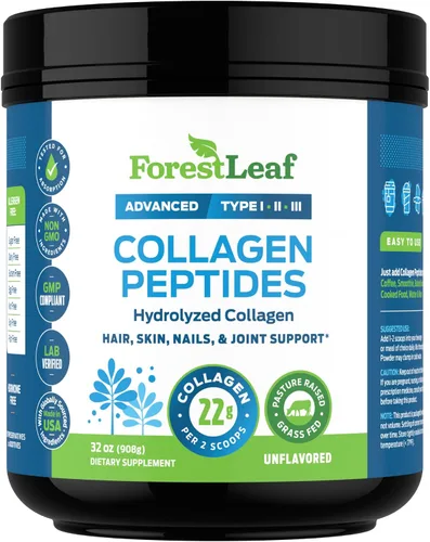 Miniatura 8 de Polvo de Péptidos de Colágeno Sin Sabor - Polvo de Proteína de Colágeno Hidrolizado Tipo 1, 2 y 3 - Polvo de Colágeno Keto Alimentado con Pasto
