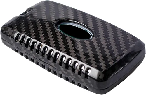 Miniatura 5 de Funda para llavero de fibra de carbono genuina para Land Rover Defender Discovery 5 Sport para Range Rover Evoque Sport Velar Vogue 2017-2023 Funda