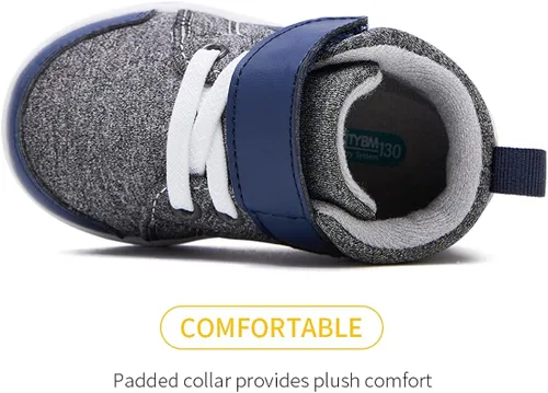 Miniatura 7 de BMCiTYBM Zapatos para bebé niño y niña, suaves, antideslizantes, ligeros, para caminar en el primer paso, 6, 9, 12, 18, 24 meses