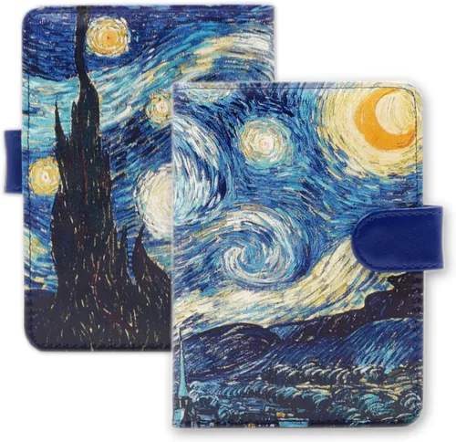 Miniatura 16 de Kandouren - Funda para pasaporte con bloqueo RFID, cartera para pasaporte para hombres y mujeres, el mejor regalo para viajeros, tarjetas de crédito
