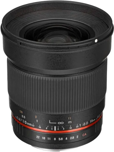 Miniatura 3 de Rokinon 16MAF-N lentes asférica, de gran angular 16 mm f/2.0