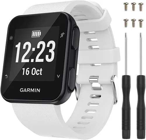 Miniatura 12 de Correa para Garmin Forerunner 35, correa de repuesto de silicona suave para reloj inteligente Garmin Forerunner 35/Forerunner 30, se ajusta a
