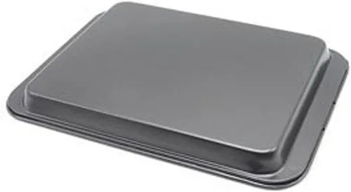 Miniatura 3 de SS&CC - Juego de 2 bandejas antiadherentes para hornear pequeñas (9.5 x 7.1 pulgadas), bandejas antiadherentes para horno, tostadoras y tostadoras