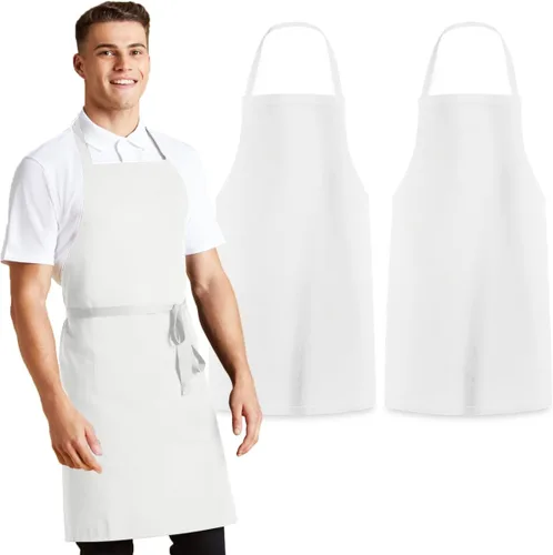 Miniatura 9 de Avalon Kitchen Aprons for Men - 100% Polyester Chef Apron Women with Extra Long Ties - Cooking Aprons for Women & Mens Apron