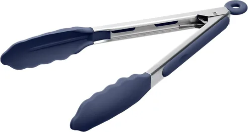 Miniatura 12 de Doosu Pinzas de cocina para cocinar: juego de pinzas para alimentos resistentes al calor de 600 °F con puntas de silicona antiarañazos, pinza