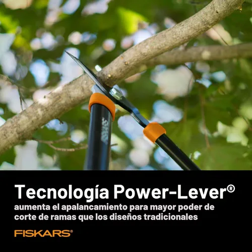 Miniatura 2 de Fiskars - 91686935J Tijera de poda extensible Power-Lever de 25 pulgadas, Azul