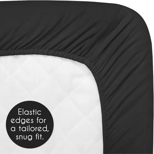 Miniatura 5 de Sábana bajera ajustable para cuna para bebé o niño pequeño en blanco y negro para colección de parches rústicos por Sweet Jojo Designs flecha negra