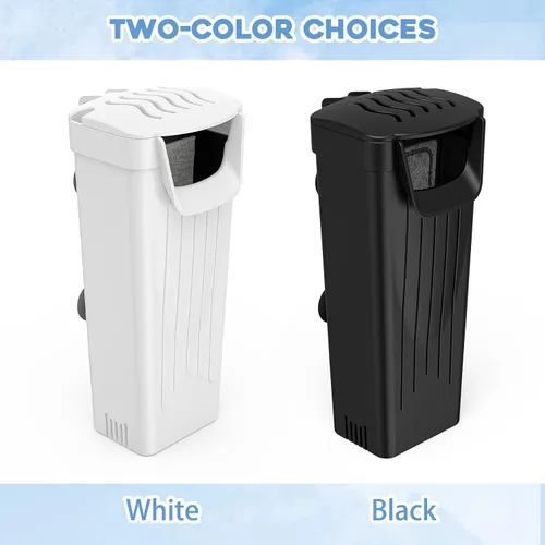 Miniatura 7 de Moonorange Filtro de Acuario(3.5W), Filtro de Tanque de Peces, Filtro de Tanque de Tortugas, Filtro de Bajo Nivel de Agua para Tanque Pequeño