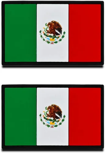 Miniatura 11 de 2 parches de goma de PVC 3D con bandera nacional de Venezuela, material resistente y sólido, parche táctico con emblema venezolano para ropa