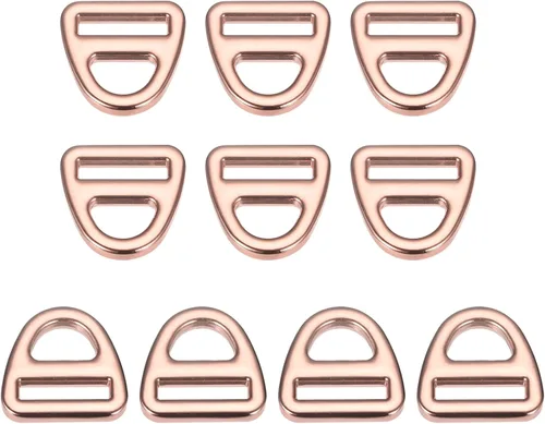 Miniatura 9 de uxcell Ajustador de hebilla triangular, triángulo de anillos en D, triángulo con clip giratorio de barra para correas de bolsa Gris oscuro