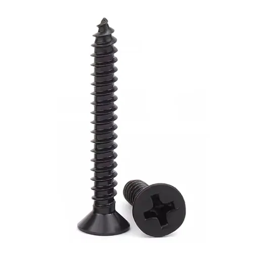 Miniatura 6 de Tornillos para chapa metálica #4 x 1-1/4" de cabeza plana con ranura Phillips, tornillos para madera, acero inoxidable 304 18-8, paquete de 100