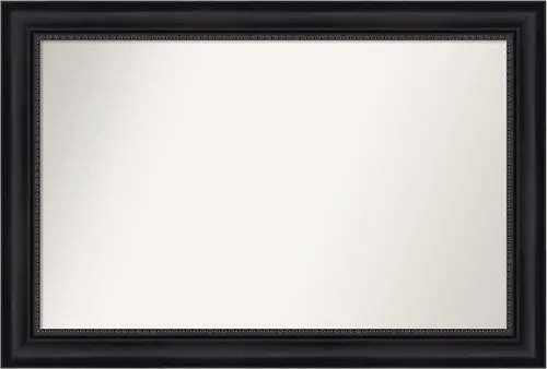 Miniatura 15 de Amanti Art Espejo personalizado, espejo de baño negro Astor, espejo de pared o espejo de tocador de baño sobre el fregadero (25 x 25 pulgadas)