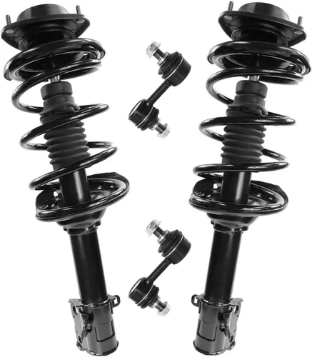 Miniatura 28 de Detroit Axle - Kit de 4 piezas RWD Puntales Delanteros Barras Estabilizadoras para Ford F-150 2021 2022 2023 2024, 2 Puntales con Resorte Helicoidal