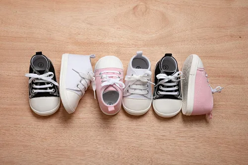 Miniatura 2 de KaKaKiKi - Tenis de lona para bebé, infante, niños, tenis con suela de goma antideslizante, tenis de caramelo caminantes, primerizos, precaminando