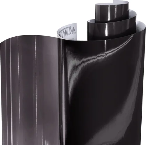 VViViD Air-Tint Rollo de película de vinilo de liberación de aire para faros delanteros y traseros, color negro oscuro (17.75" x 5 pies)