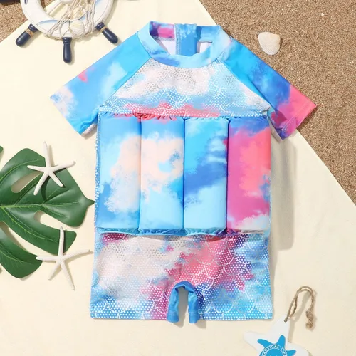 Miniatura 2 de Traje de baño de una pieza para niñas y niños, hawaiano, playa, deporte, verano, traje de baño