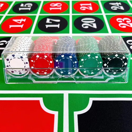 Miniatura 4 de SEETOOOGAMES Bandeja de fichas de póquer, soporte acrílico transparente para fichas de casino con tapa, estuche de almacenamiento de fichas