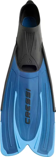 Miniatura 7 de Cressi - Aletas de esnórquel para adultos con bolsillo para pie ajustable y cómodo Perfecto para viajar Agua: Fabricado en Italia Azul
