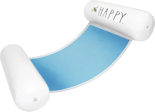Rae Dunn x CocoNut Float - Flotador de hamaca para niños, tamaño infantil, inflable, flotador de silla de montar y silla de descanso, versátil para