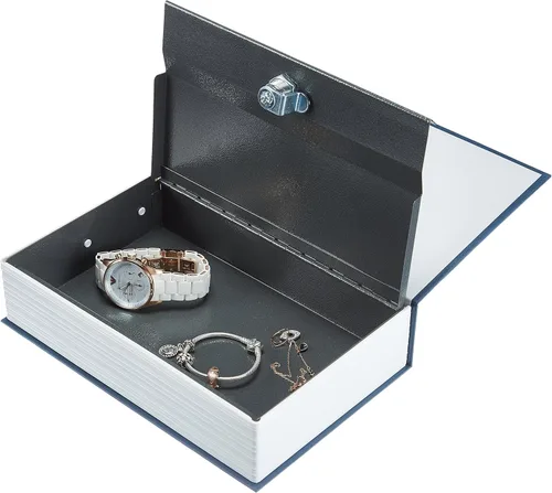 Miniatura 3 de Amazon Basics Caja fuerte para libros, caja de ahorro de dinero, ahorro de dinero, caja secreta de metal oculta, ocultación de dinero, cerradura
