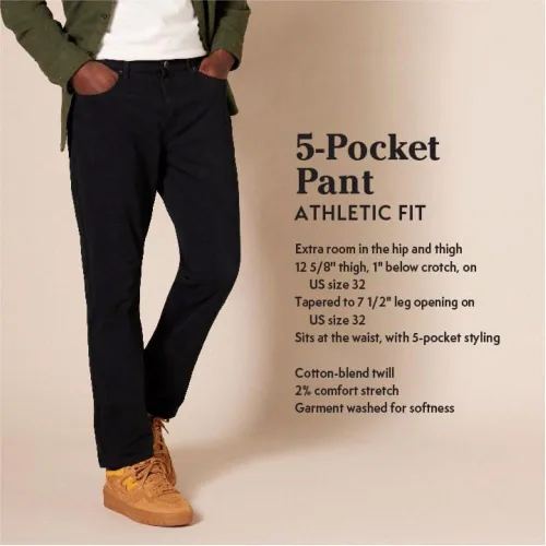 Miniatura 2 de Amazon Essentials Men's 5-Pocket Stretch Twill Pants