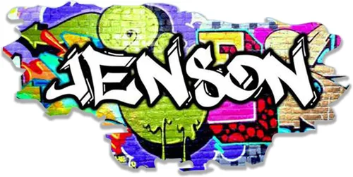 Miniatura 18 de Pegatina de pared personalizada de grafiti 3D con nombre Vinilo de decoración artística personalizada Desmontable Se arranca y se pega Arte