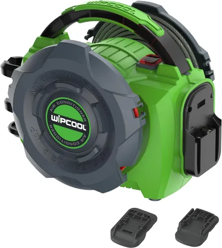WIPCOOL Máquina de limpieza de bobina inalámbrica HVAC, limpiador de chorro eléctrico de iones de litio de 18 V 80 W, caudal 4L/min 44-73/102-145