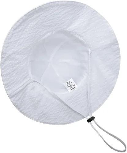 Miniatura 2 de jerague Sombrero de sol transpirable para niños y niñas pequeños, de algodón, plegable, con protección SPF 50+