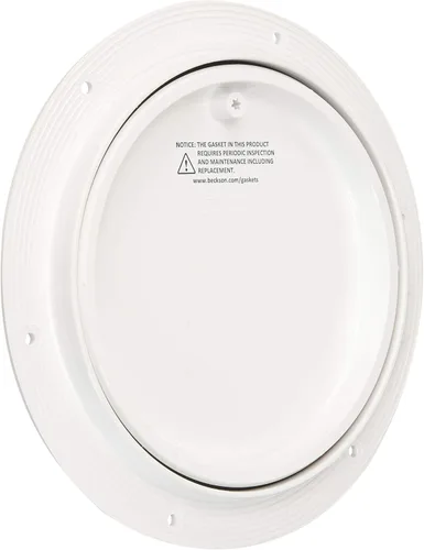 Miniatura 2 de Beckson - Placa de cubierta antideslizante de 6 pulgadas, color blanco