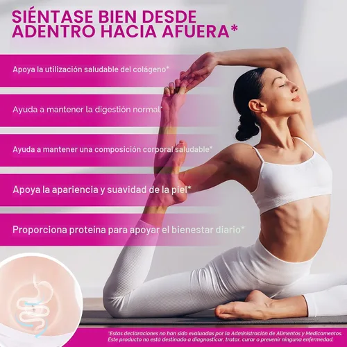 Miniatura 6 de Polvo de péptidos de colágeno múltiple - Tipos I, II, III, V, X - Alimentado con pasto, criado en pastos - Apoya la piel, el cabello, las uñas
