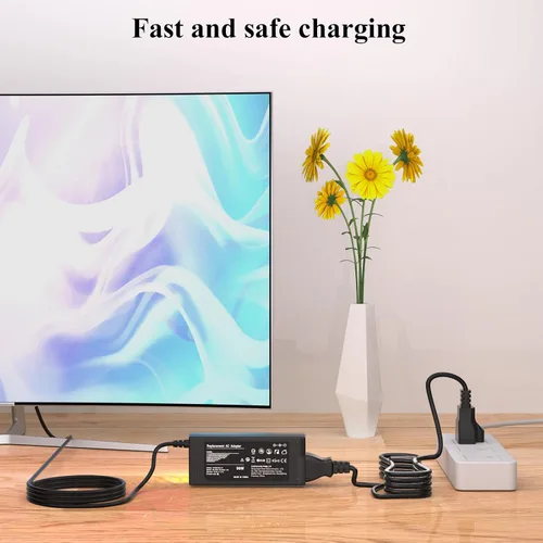 Miniatura 3 de Fuente de alimentación de 19 V CC, compatible con LG Electronics Monitor de 19 pulgadas, 20 pulgadas, 22 pulgadas, 23 pulgadas, 24 pulgadas, 27