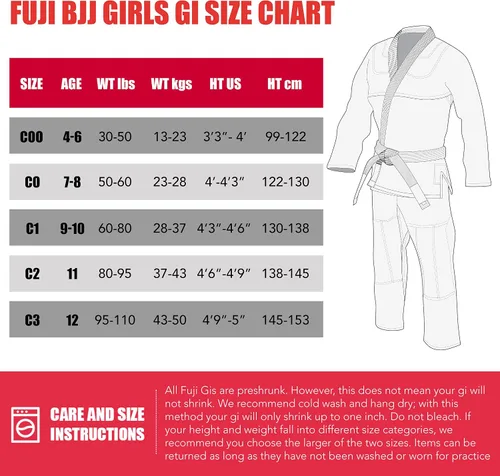 Miniatura 7 de Fuji Uniforme BJJ para niños