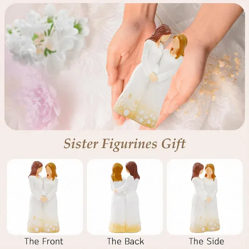 Miniatura 4 de Regalo para hermana para mujer, regalo de figuras para hermana, regalo de amistad, Navidad, Acción de Gracias, para hermanas, mejores amigas, mujeres