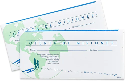 Misiones Españolas Ofreciendo Sobres para Iglesia (100)