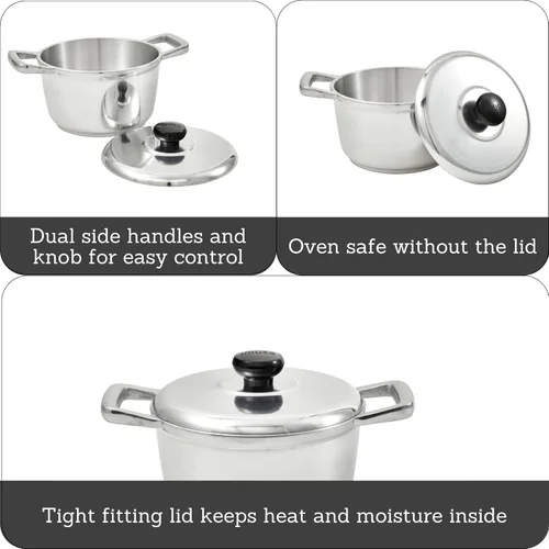 Miniatura 2 de IMUSA Horno holandés de aluminio fundido de 3.5qt H. Cajun