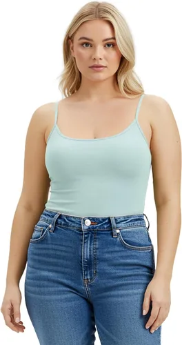 Miniatura 143 de Emmalise Camisola larga casual básica para mujer, con tirantes ajustables, top en capas