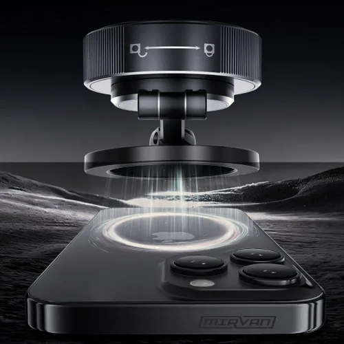 Miniatura 7 de Soporte magnético de teléfono para coche, soporte universal de succión 360 ajustable para tablero, parabrisas, espejo y escritorio, todos