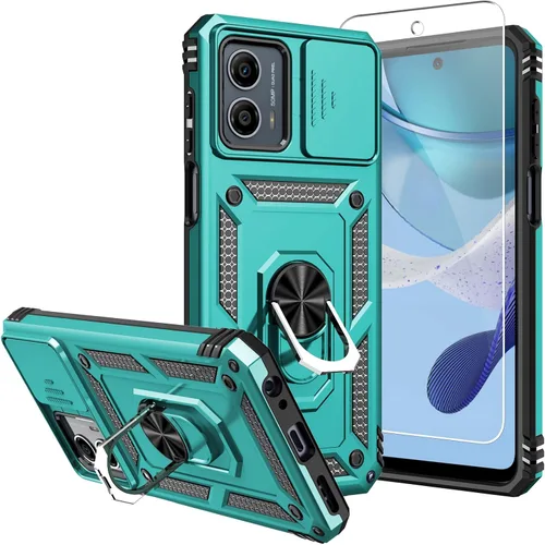 Miniatura 16 de Funda para Moto G 5G 2023, [No para la versión 2022] con protectores de pantalla y cubierta de cámara, [Grado militar] cubierta probada contra