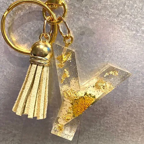Miniatura 7 de Moldes de silicona con letras A-Z para manualidades de resina, moldes de llavero, moldes de resina epoxi del alfabeto, molde de silicona con 26