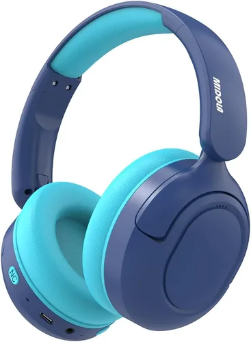 Miniatura 11 de MIDOLA Auriculares Bluetooth para niños, con cancelación activa de ruido, ligeros, inalámbricos, para niños, volumen limitado, 85/94 dB, plegables