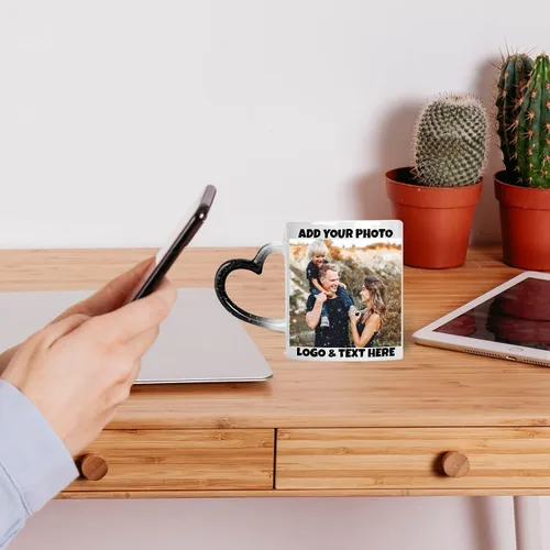 Miniatura 6 de Taza mágica personalizada, taza de café personalizada que cambia de color, taza de café de 11 onzas con sensible al calor, regalos personalizados