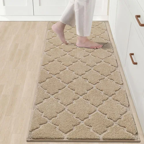 Miniatura 14 de COSY HOMEER Alfombras suaves de cocina [2 piezas] para el frente del fregadero súper absorbentes, tapetes y tapetes de cocina de 20 x 30 pulgadas/20